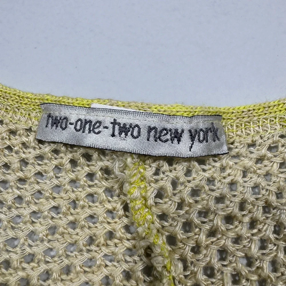 Two one Two New York‎ Open Weave Bathing Suit Coverup Small Mermaid Colors